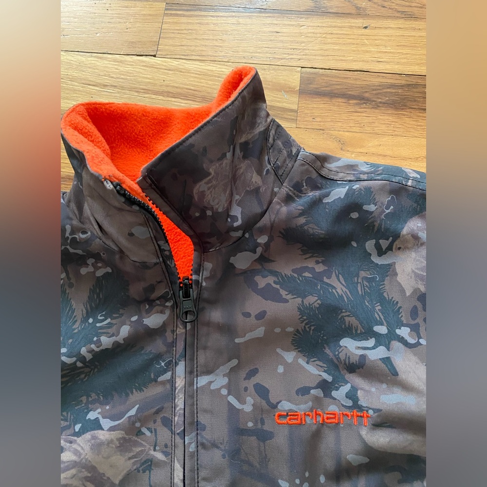 Carhartt WIP Women's Camouflage Keystone Reversible Bomber Jacket Sz S Small - Picture 9 of 12